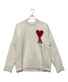 AMI Alexandre Mattiussi（アミアレクサンドルマテュッシ）の古着「厚手ニット」｜ホワイト