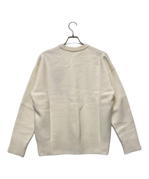 AMI Alexandre Mattiussi（アミアレクサンドルマテュッシ）AMI Alexandre Mattiussi (アミアレクサンドルマテュッシ) 厚手ニット ホワイト サイズ:Sの古着・服飾アイテム