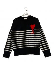 AMI Alexandre Mattiussi（アミアレクサンドルマテュッシ）の古着「厚手ニット」｜ブラック