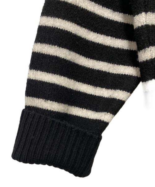 AMI Alexandre Mattiussi（アミアレクサンドルマテュッシ）AMI Alexandre Mattiussi (アミアレクサンドルマテュッシ) 厚手ニット ブラック サイズ:Sの古着・服飾アイテム