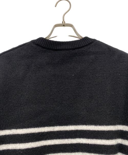 AMI Alexandre Mattiussi（アミアレクサンドルマテュッシ）AMI Alexandre Mattiussi (アミアレクサンドルマテュッシ) 厚手ニット ブラック サイズ:Sの古着・服飾アイテム