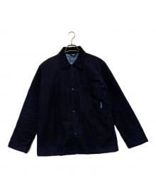 LAVENHAM（ラベンハム）の古着「コードキルテッド オーバーシャツ」｜ネイビー