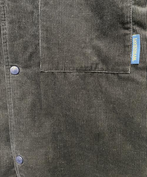 LAVENHAM（ラベンハム）LAVENHAM (ラベンハム) コードキルテッド オーバーシャツ ネイビー サイズ:S 未使用品の古着・服飾アイテム
