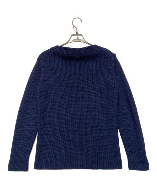 FI LEUSE'ARVOR（フィルーズ・ダルボー）FI LEUSE'ARVOR (フィルーズ・ダルボー) 厚手ニット ネイビー サイズ:Mの古着・服飾アイテム