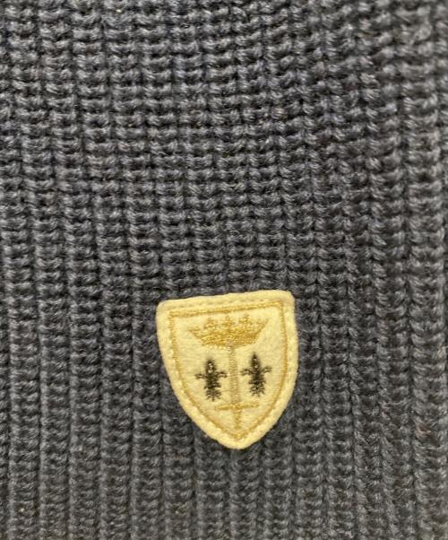 FI LEUSE'ARVOR（フィルーズ・ダルボー）FI LEUSE'ARVOR (フィルーズ・ダルボー) 厚手ニット ネイビー サイズ:Mの古着・服飾アイテム
