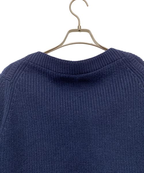FI LEUSE'ARVOR（フィルーズ・ダルボー）FI LEUSE'ARVOR (フィルーズ・ダルボー) 厚手ニット ネイビー サイズ:Mの古着・服飾アイテム