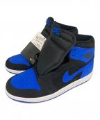 NIKEナイキ）の古着「ハイカットスニーカー」｜ブラック×ブルー