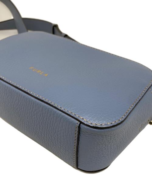 FURLA（フルラ）FURLA (フルラ) ミニショルダーバッグ ブルーの古着・服飾アイテム
