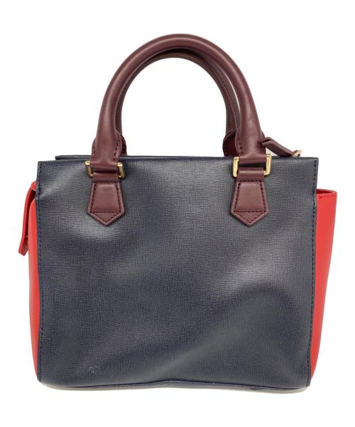 PAUL SMITH（ポールスミス）Paul Smith (ポールスミス) 2WAYショルダーバッグ ネイビー×レッドの古着・服飾アイテム