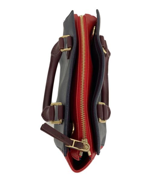 PAUL SMITH（ポールスミス）Paul Smith (ポールスミス) 2WAYショルダーバッグ ネイビー×レッドの古着・服飾アイテム