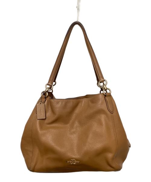 COACH（コーチ）COACH (コーチ) ハンドバッグ ブラウンの古着・服飾アイテム