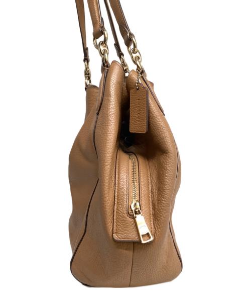 COACH（コーチ）COACH (コーチ) ハンドバッグ ブラウンの古着・服飾アイテム