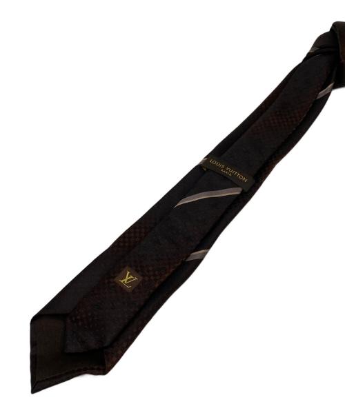 LOUIS VUITTON（ルイ ヴィトン）LOUIS VUITTON (ルイ ヴィトン) ネクタイ ブラウン サイズ:Lの古着・服飾アイテム