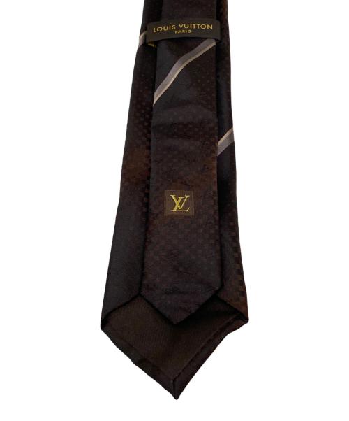 LOUIS VUITTON（ルイ ヴィトン）LOUIS VUITTON (ルイ ヴィトン) ネクタイ ブラウン サイズ:Lの古着・服飾アイテム
