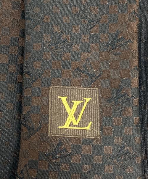 LOUIS VUITTON（ルイ ヴィトン）LOUIS VUITTON (ルイ ヴィトン) ネクタイ ブラウン サイズ:Lの古着・服飾アイテム