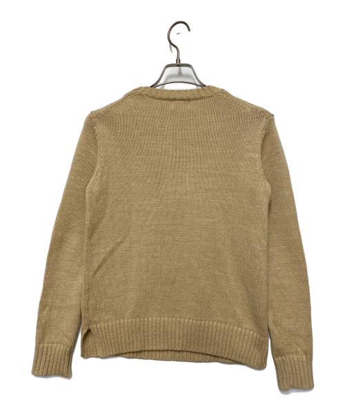 POLO RALPH LAUREN（ポロ・ラルフローレン）POLO RALPH LAUREN (ポロ・ラルフローレン) 厚手ニット ベージュ サイズ:XSの古着・服飾アイテム
