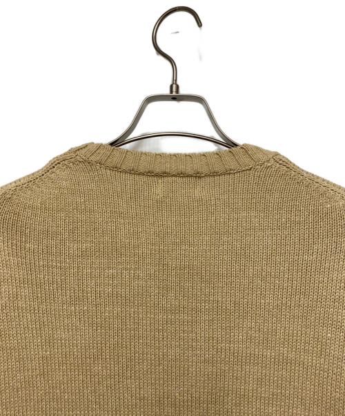 POLO RALPH LAUREN（ポロ・ラルフローレン）POLO RALPH LAUREN (ポロ・ラルフローレン) 厚手ニット ベージュ サイズ:XSの古着・服飾アイテム