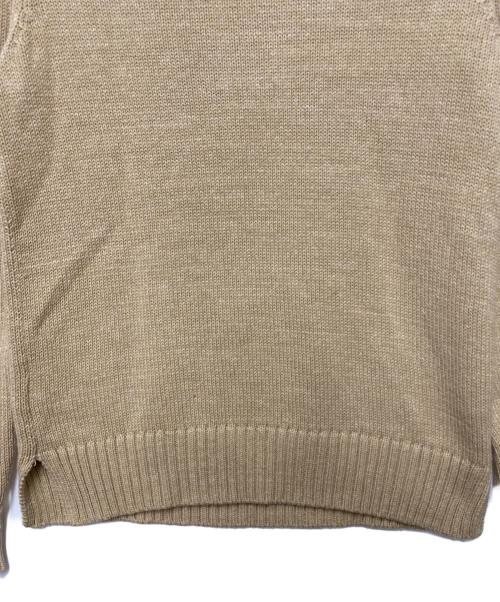 POLO RALPH LAUREN（ポロ・ラルフローレン）POLO RALPH LAUREN (ポロ・ラルフローレン) 厚手ニット ベージュ サイズ:XSの古着・服飾アイテム