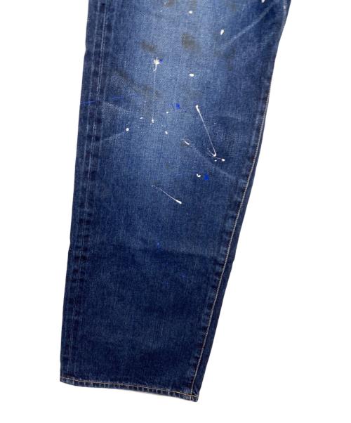 good heller（グッドヘラー）good heller (グッドヘラー) ペイントデニムパンツ ブルー サイズ:XLの古着・服飾アイテム