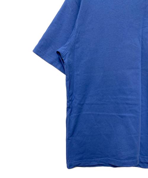 stussy（ステューシー）stussy (ステューシー) 刺繍ロゴポケットTシャツ ブルー サイズ:XLの古着・服飾アイテム