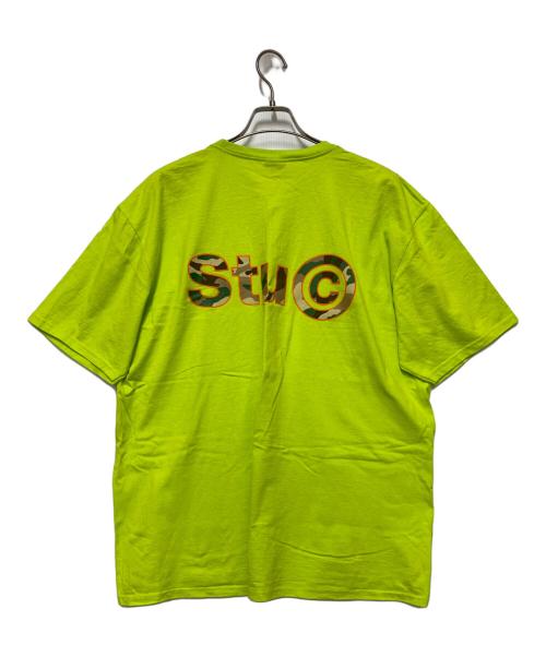 stussy（ステューシー）stussy (ステューシー) 半袖Tシャツ 黄緑 サイズ:XLの古着・服飾アイテム