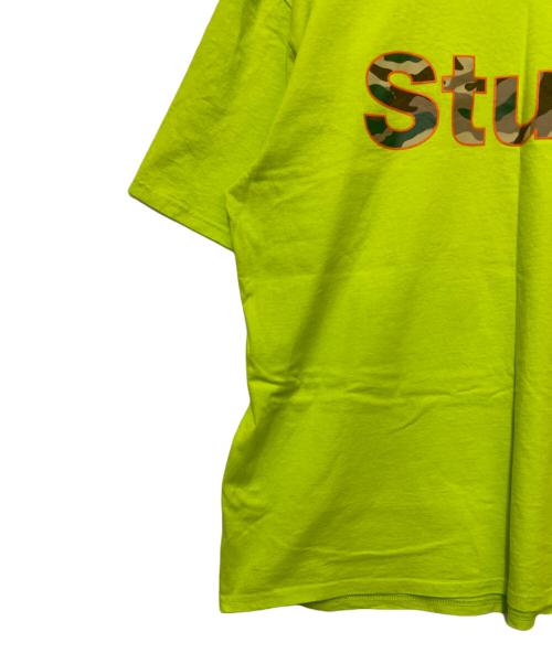 stussy（ステューシー）stussy (ステューシー) 半袖Tシャツ 黄緑 サイズ:XLの古着・服飾アイテム