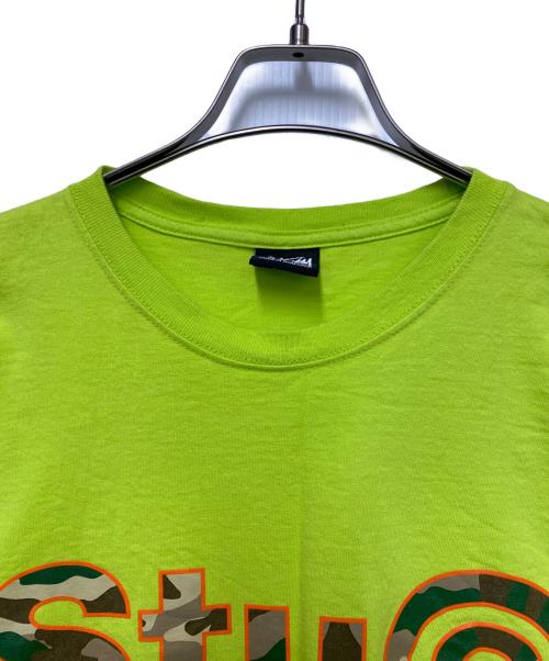stussy（ステューシー）stussy (ステューシー) 半袖Tシャツ 黄緑 サイズ:XLの古着・服飾アイテム