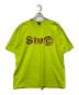 stussy（ステューシー）の古着「半袖Tシャツ」｜黄緑