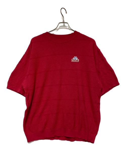 Hysteric Glamour（ヒステリックグラマー）Hysteric Glamour (ヒステリックグラマー) SEE NO EVILワッペン プルオーバー レッド サイズ:XLの古着・服飾アイテム