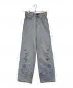 LEVI'S×ポケモンリーバイス×ポケモン）の古着「デニムパンツ」｜ブルー