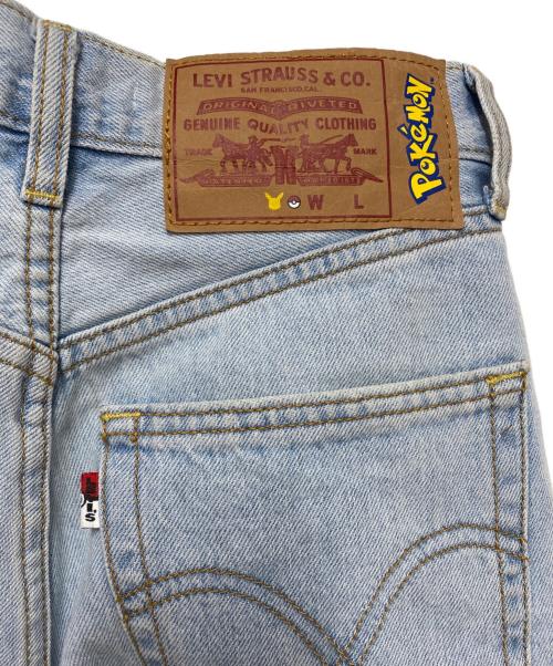 LEVI'S（リーバイス）LEVI'S (リーバイス) ポケモン (ポケモン) デニムパンツ ブルー サイズ:24の古着・服飾アイテム
