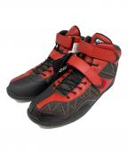 elfエルフ）の古着「バイクシューズ」｜ブラック×レッド