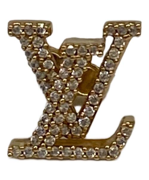 LOUIS VUITTON（ルイ ヴィトン）LOUIS VUITTON (ルイ ヴィトン) ピアス・LV アイコニック ストラス ゴールドの古着・服飾アイテム