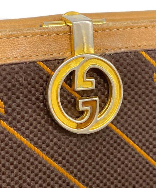 GUCCI（グッチ）GUCCI (グッチ) 札入れ ブラウンの古着・服飾アイテム