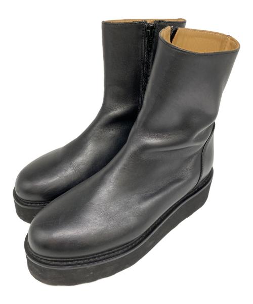 Caminando（カミナンド）Caminando (カミナンド) MIDDLE BOOTS ブラック サイズ:24の古着・服飾アイテム