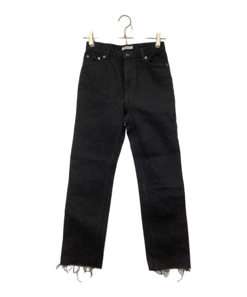 CELINE（セリーヌ）CELINE (セリーヌ) カットオフパンツ ブラック サイズ:36の古着・服飾アイテム