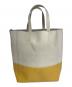 CELINE (セリーヌ) カバスモール2WAYトートバッグ イエロー×ベージュ：35000円