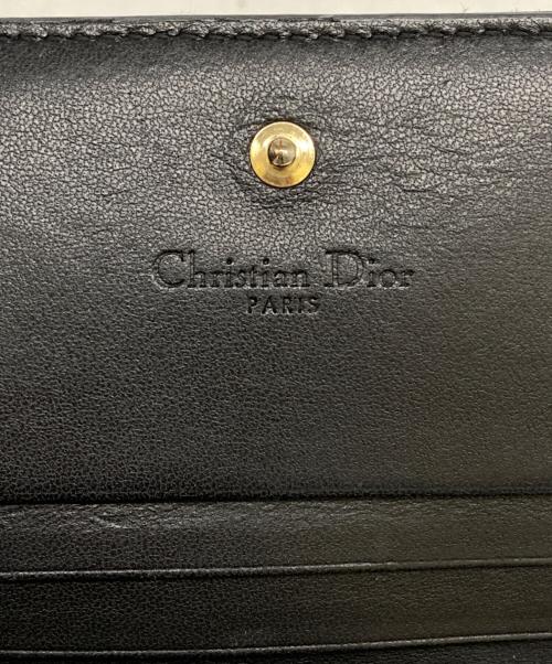 Christian Dior（クリスチャン ディオール）Christian Dior (クリスチャン ディオール) Lady Dior Gardenia ウォレット ミニ ブラックの古着・服飾アイテム