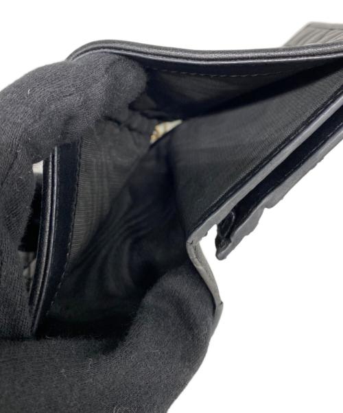 Christian Dior（クリスチャン ディオール）Christian Dior (クリスチャン ディオール) Lady Dior Gardenia ウォレット ミニ ブラックの古着・服飾アイテム