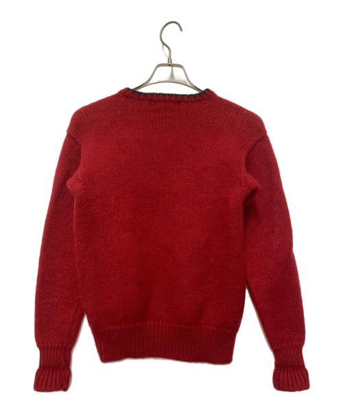 POLO RALPH LAUREN（ポロ・ラルフローレン）POLO RALPH LAUREN (ポロ・ラルフローレン) 厚手ニット レッド サイズ:Lの古着・服飾アイテム