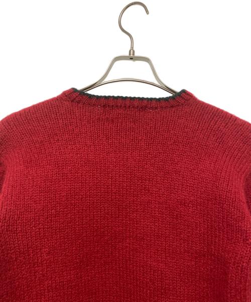POLO RALPH LAUREN（ポロ・ラルフローレン）POLO RALPH LAUREN (ポロ・ラルフローレン) 厚手ニット レッド サイズ:Lの古着・服飾アイテム
