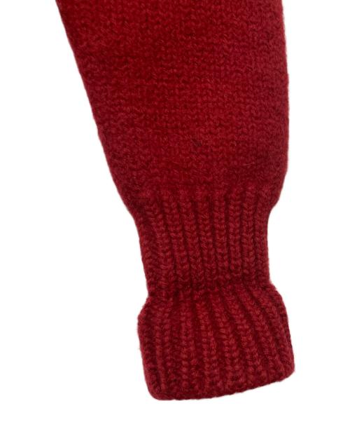 POLO RALPH LAUREN（ポロ・ラルフローレン）POLO RALPH LAUREN (ポロ・ラルフローレン) 厚手ニット レッド サイズ:Lの古着・服飾アイテム