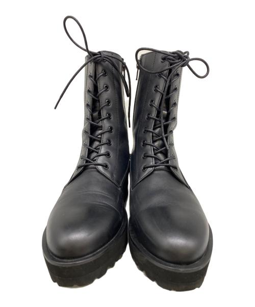 Odette e Odile（オデットエオディール）Odette e Odile (オデットエオディール) レースアップブーツ ブラック サイズ:23.5の古着・服飾アイテム