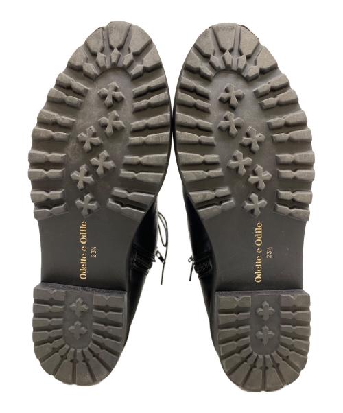 Odette e Odile（オデットエオディール）Odette e Odile (オデットエオディール) レースアップブーツ ブラック サイズ:23.5の古着・服飾アイテム