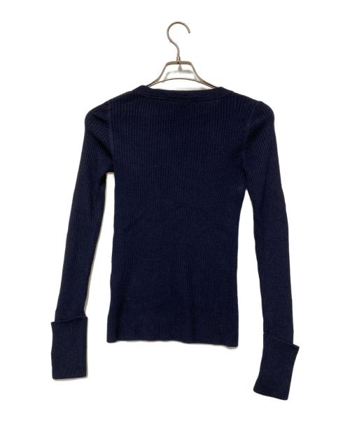 TORY BURCH（トリーバーチ）TORY BURCH (トリーバーチ) 薄手ニット ネイビー サイズ:Sの古着・服飾アイテム