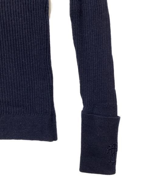 TORY BURCH（トリーバーチ）TORY BURCH (トリーバーチ) 薄手ニット ネイビー サイズ:Sの古着・服飾アイテム