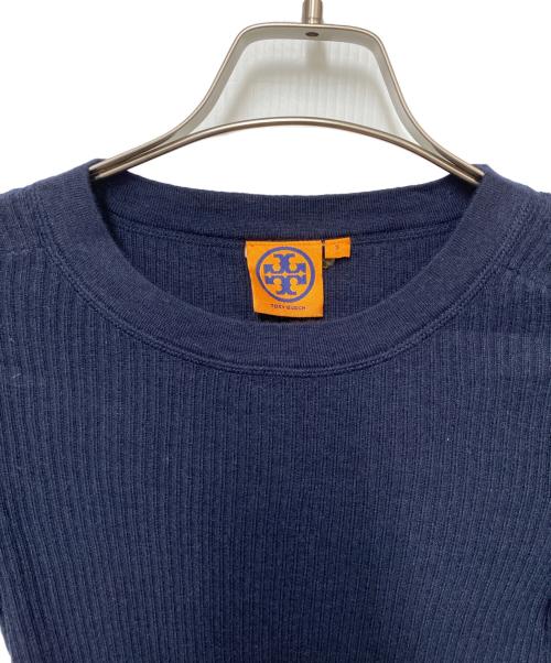 TORY BURCH（トリーバーチ）TORY BURCH (トリーバーチ) 薄手ニット ネイビー サイズ:Sの古着・服飾アイテム