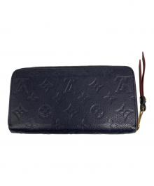 LOUIS VUITTON（ルイ ヴィトン）の古着「ラウンドファスナー財布」｜ネイビー