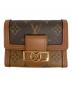 LOUIS VUITTON（ルイ ヴィトン）の古着「ポルトフォイユ ドーフィーヌ コンパクト」｜ブラウン