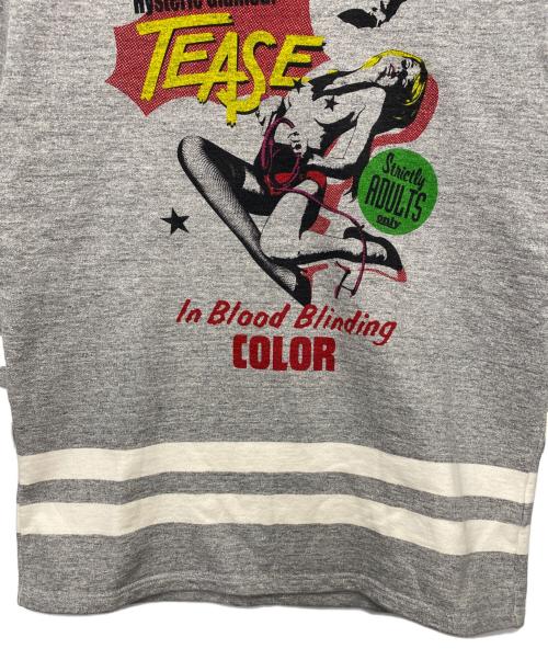 Hysteric Glamour（ヒステリックグラマー）Hysteric Glamour (ヒステリックグラマー) クルーネックスウェット グレー サイズ:Mの古着・服飾アイテム